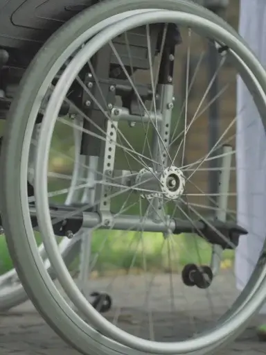 Older woman looking depressed